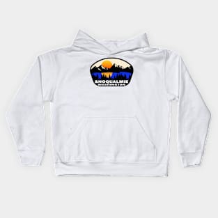 Snoqualmie Washington WA Kids Hoodie